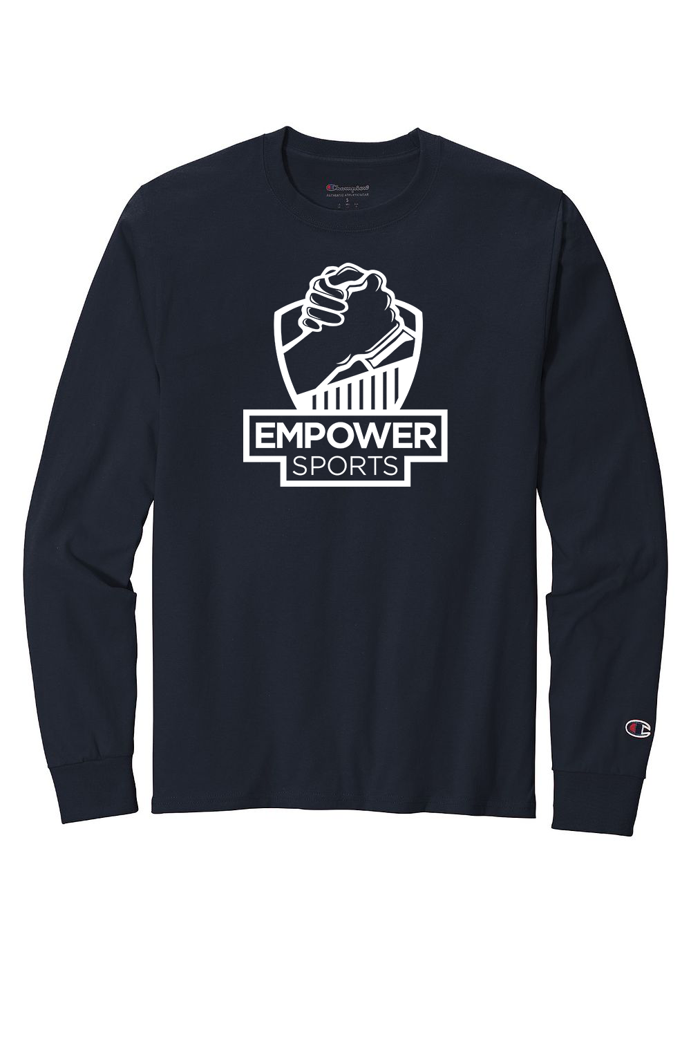 Champion Long Sleeve Logo T – Empower Customs